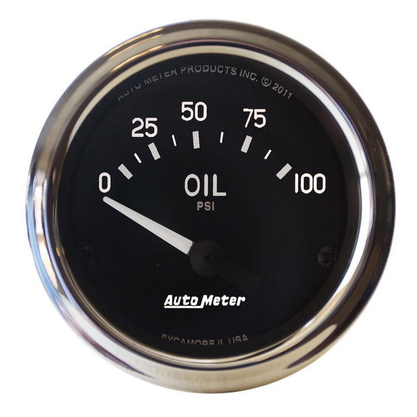 2-1/16" OIL PRESSURE, 0-100 PSI, COBRA